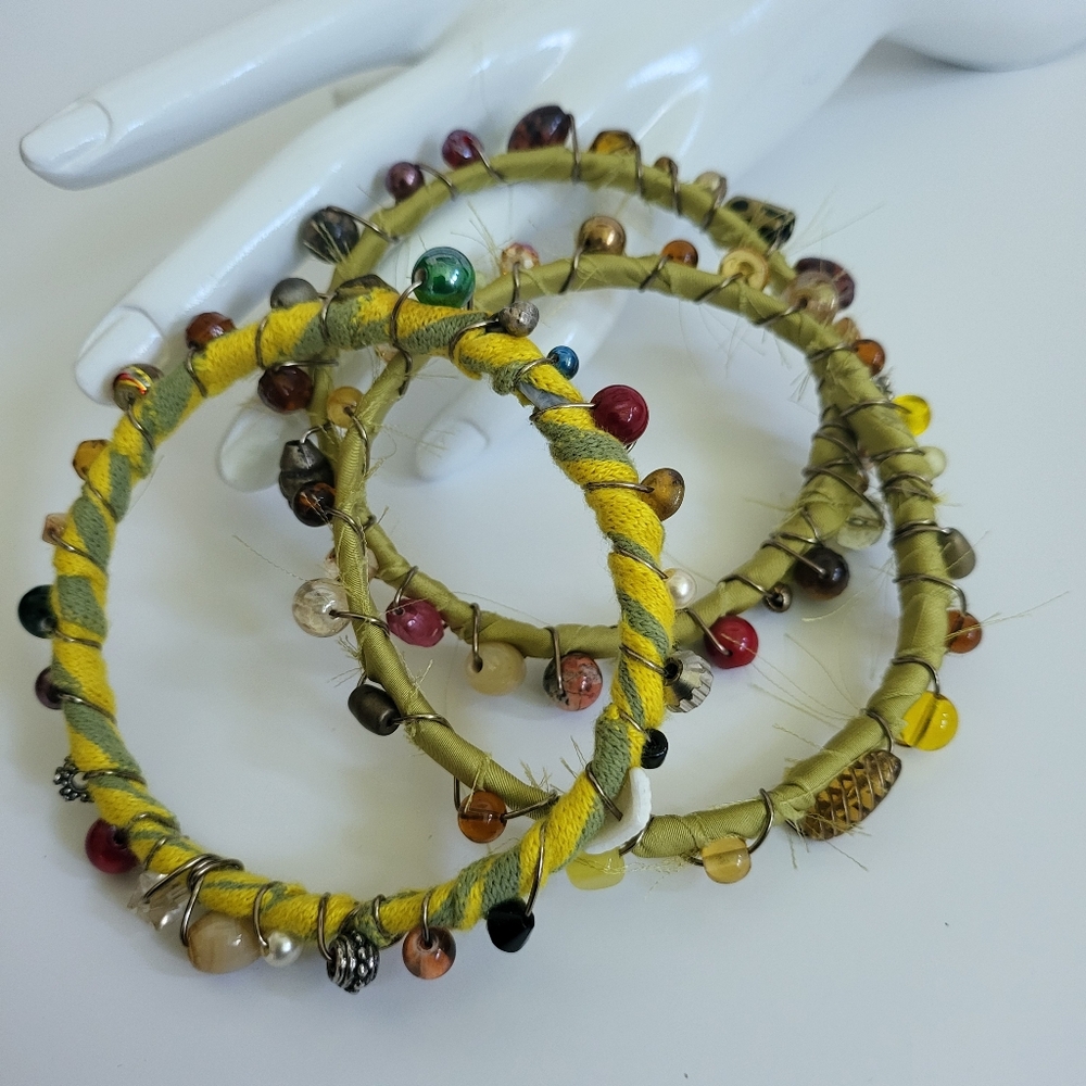 Handcrafted Stack Bracelet Set - Picture 7 of 10